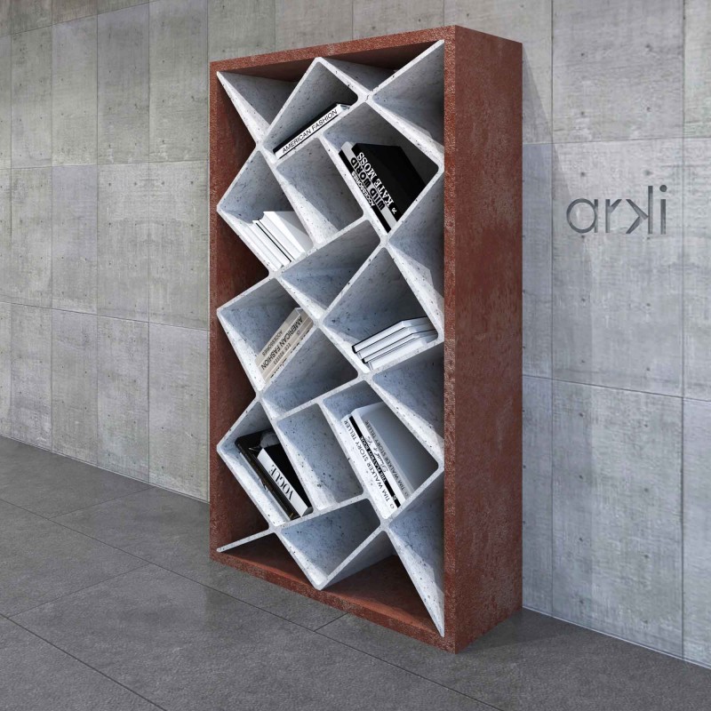 Concrete Bookshelf