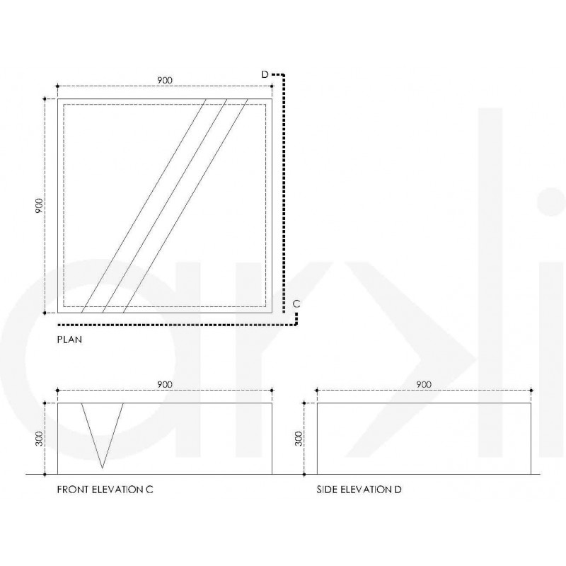 Cross Gully Center Table