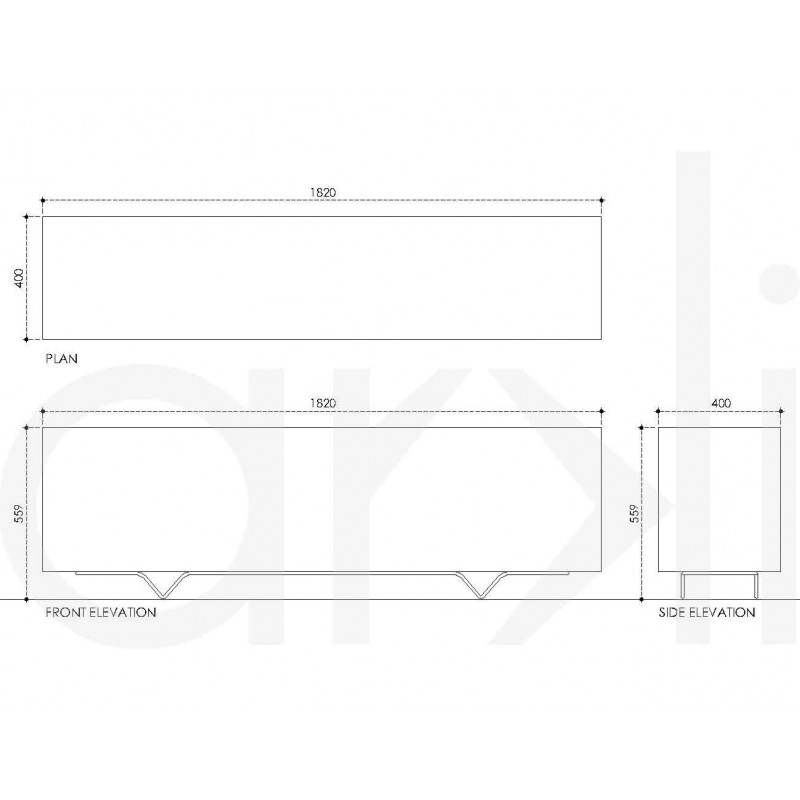 Dark Ridge Buffet Cabinet