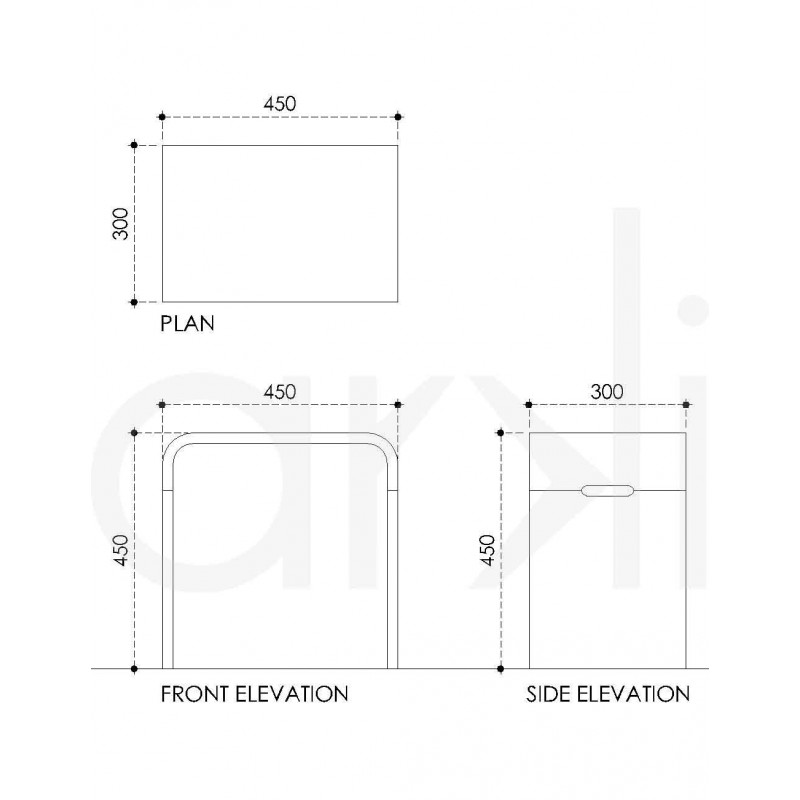 Flat Seat Shower Stool