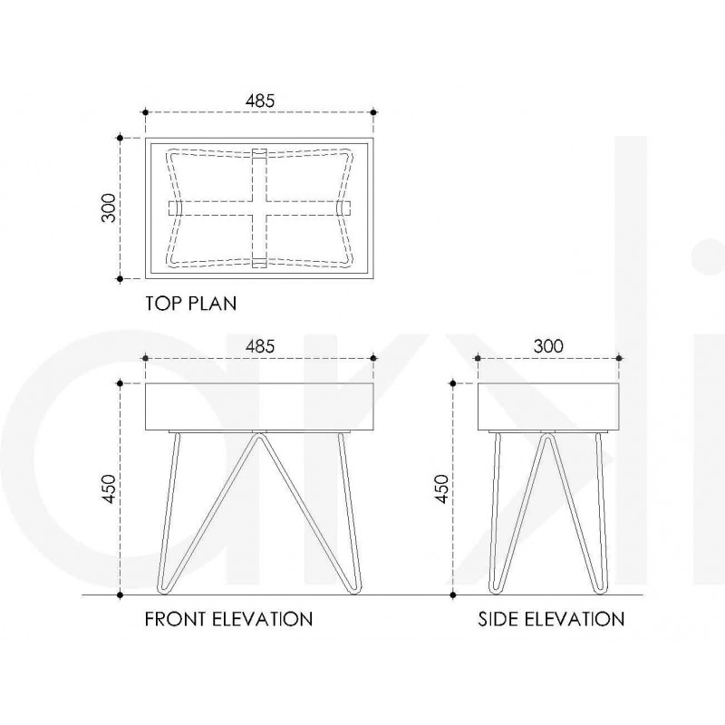 Handmade Tile Tray Table