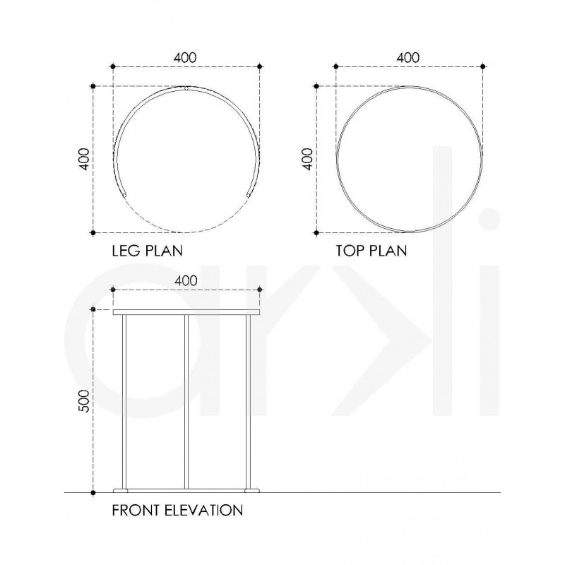 Metal Cocktail Table