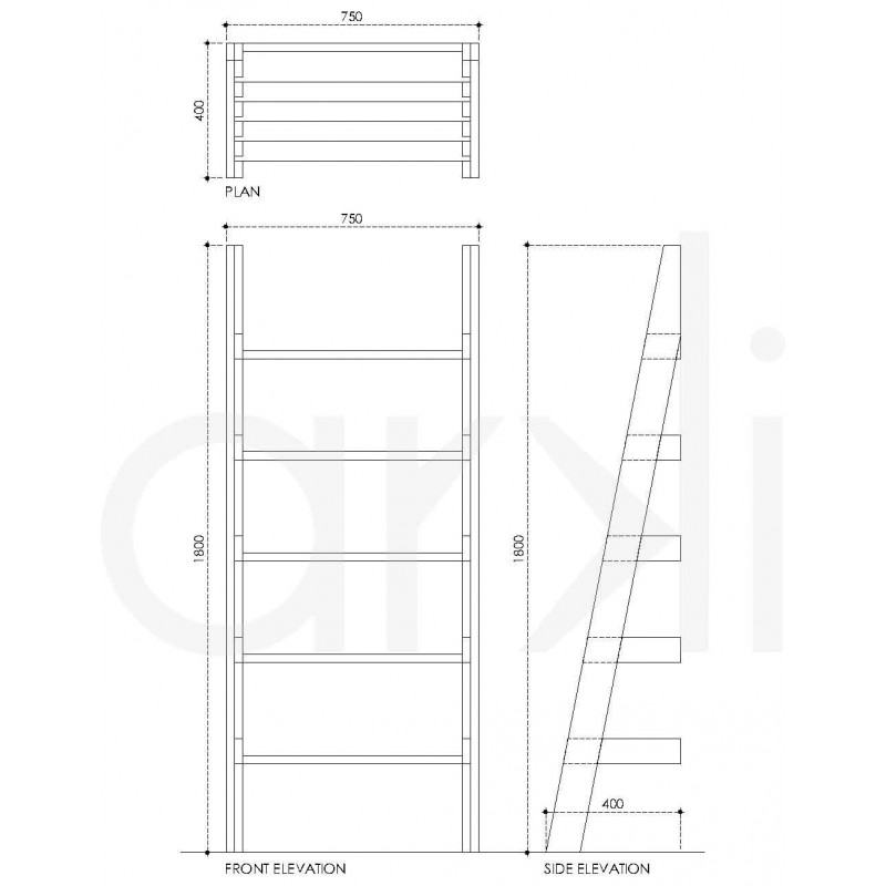 Reclaimed Wood Ladder