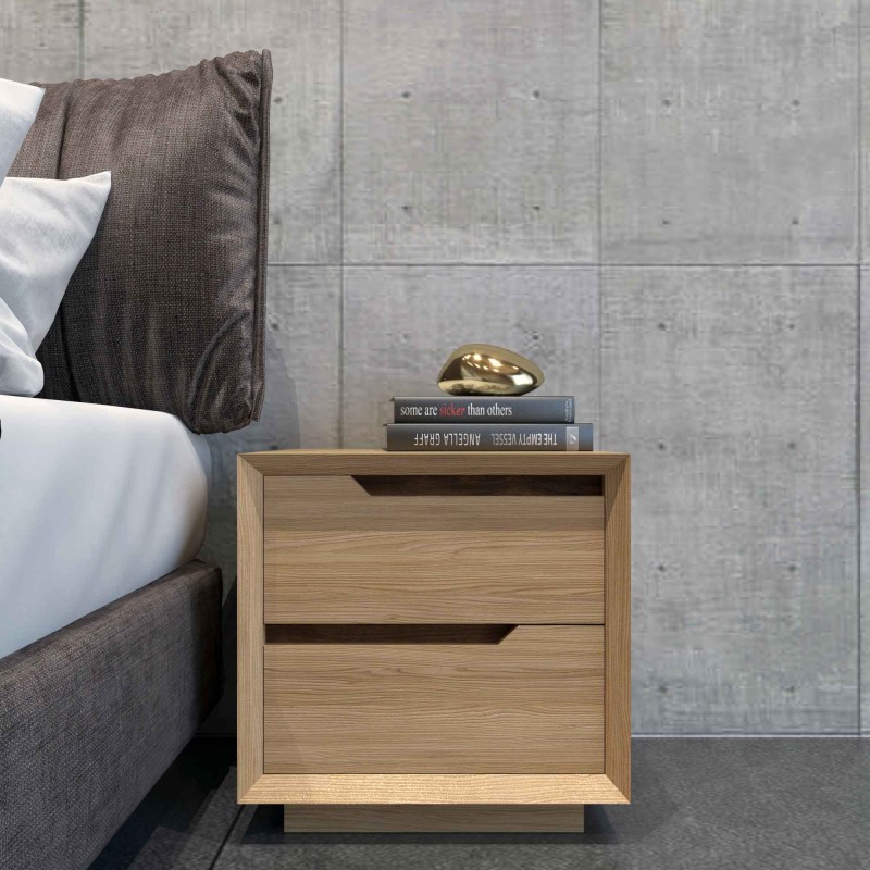 Staggered Slit Bed-Side Table