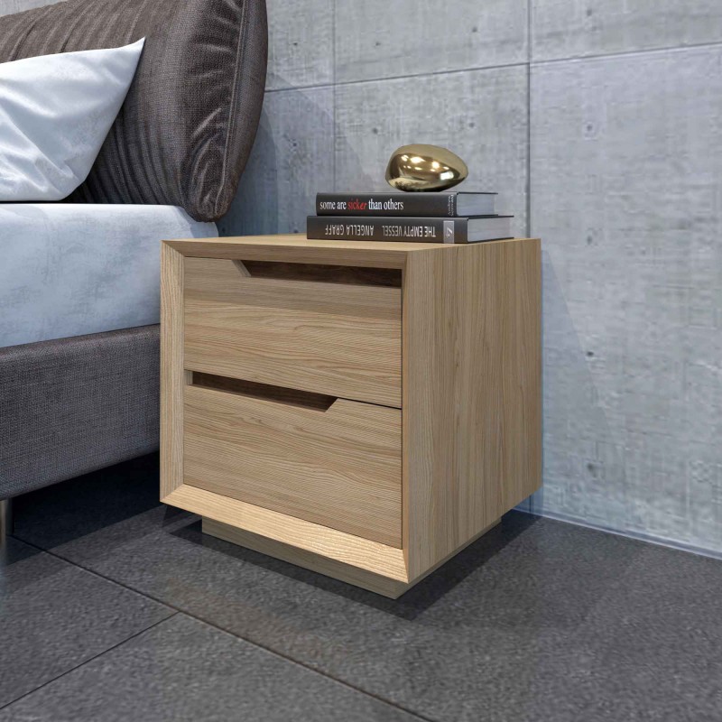 Staggered Slit Bed-Side Table