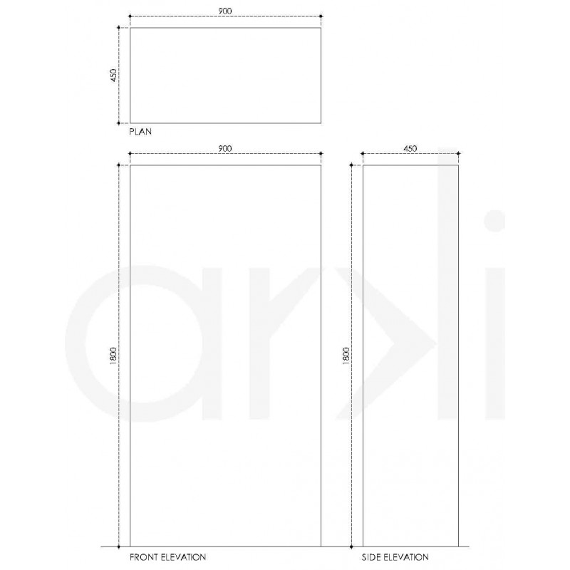 Teak Wood Tall Shelving