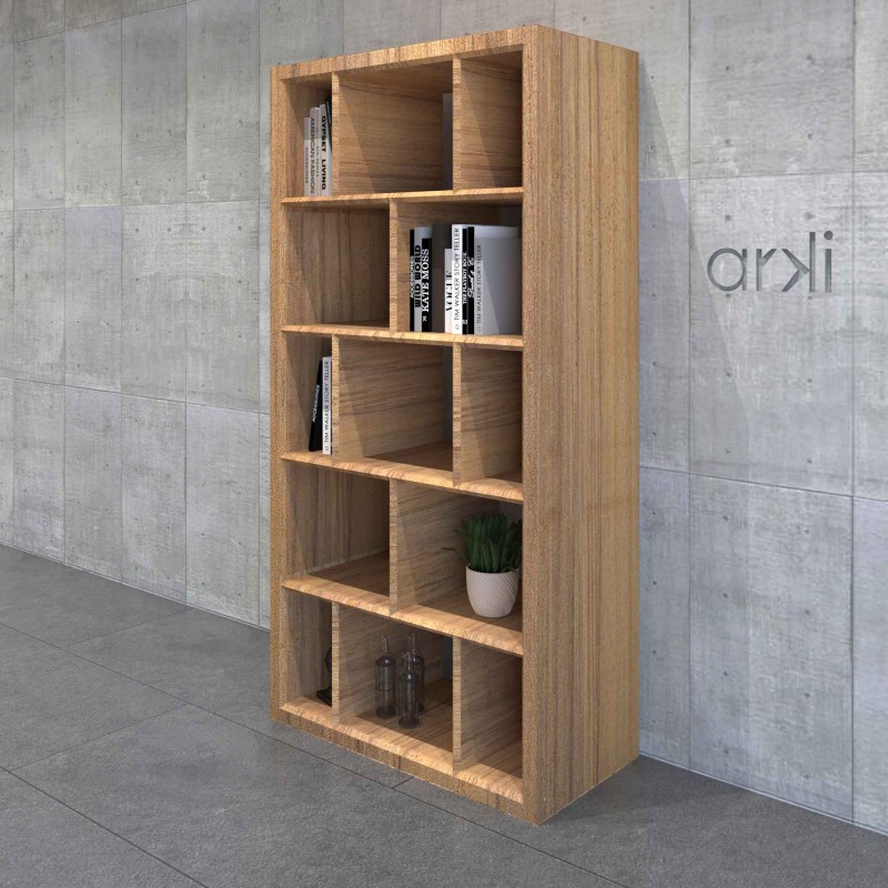 Teak Wood Tall Shelving