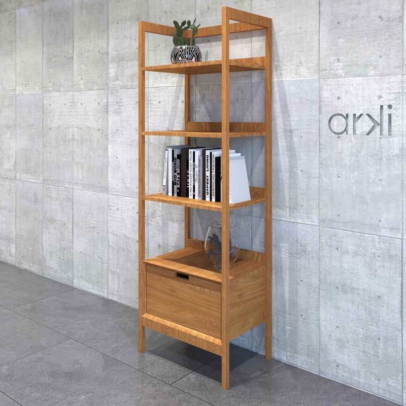 Wooden Tall Bookshelf